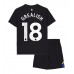 Everton Jack Grealish #18 Tredjedraktsett Barn 2025-26 Korte ermer (+ Korte bukser)